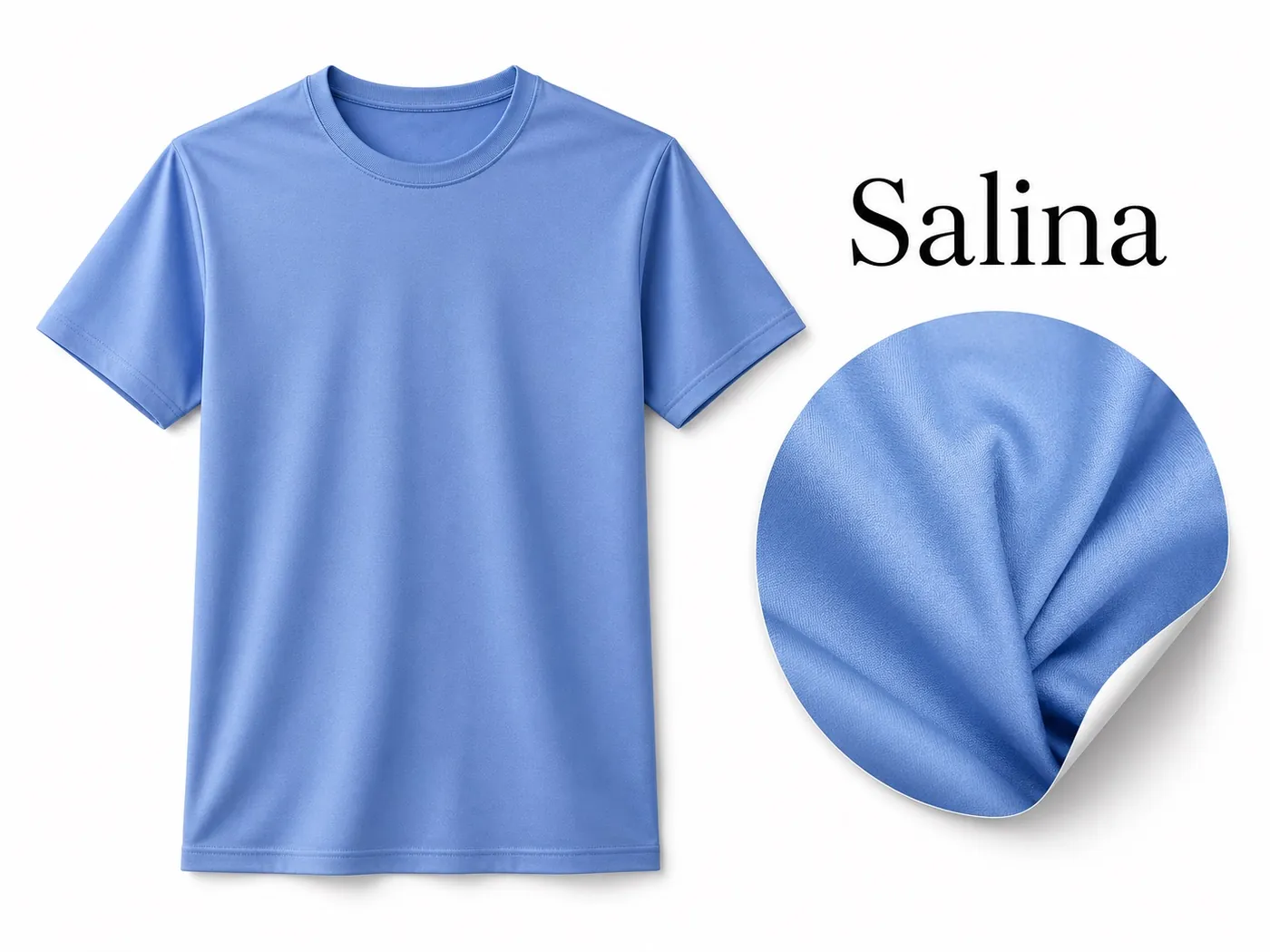 Salina dry-fit round neck T-shirt for sports events and branding